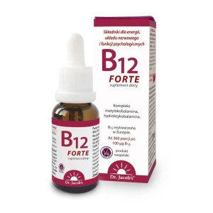 Dr. Jacobs Witamina B12 Forte krople 20 ml - Studio Zielarskie