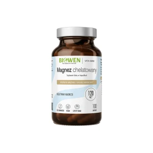 Biowen Magnez chelatowany diglicynian 840mg 100kaps - Studio Zielarskie