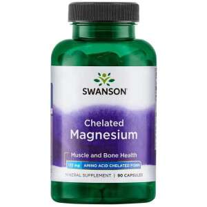 Swanson Albion Chelat Magnezu 90 kapsułek - Studio Zielarskie