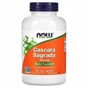 Now Foods Cascara Sagrada 450mg 250 kapsułek - Studio Zielarskie