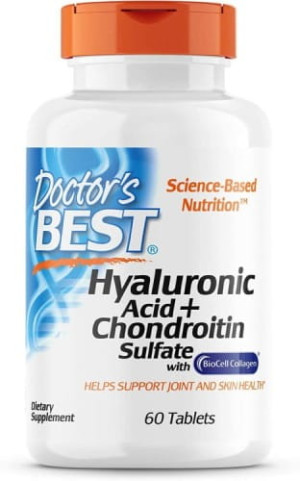 Doctor's Best Hyaluronic Acid + Chondroitin Sulfate 60 kapsułek - Studio Zielarskie