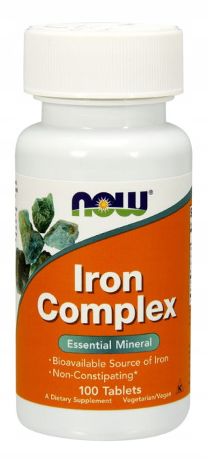 Now Foods Iron Complex 100 tabletek - Studio Zielarskie