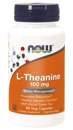 Now Foods L-Theanine 100mg 90 kapsułek - Studio Zielarskie