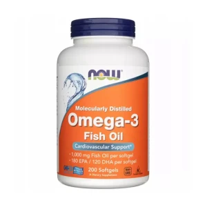 Now Foods Omega 3 100mg 200 kapsułek - Studio Zielarskie