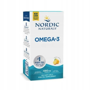 Nordic Naturals Omega-3 690 mg Lemon 120 kapsułek - Studio Zielarskie