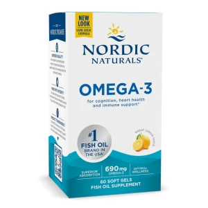 Nordic Naturals Omega 3 690 mg lemon 60 kapsułek - Studio Zielarskie