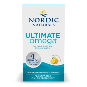 Nordic Naturals Ultimate Omega 1280 mg lemon 180 kapsułek - Studio Zielarskie