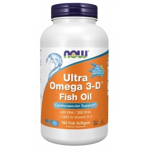 Now Foods Ultra Omega 3-D Fish 180 kapsułek - Studio Zielarskie