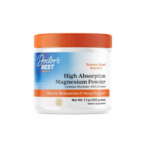 Doctor's Best High Absorption Magnesium Proszek 200g - Studio Zielarskie
