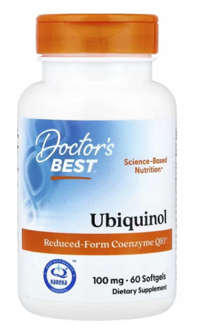 Doctor's Best Ubiquinol Kaneka 100mg 60 kapsułek - Studio Zielarskie