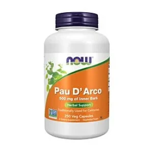 Now Foods Pau D'arco (La Pacho) 500mg 250 kapsułek - Studio Zielarskie