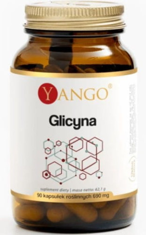 YANGO Glicyna 690mg 90 kapsułek - Studio Zielarskie