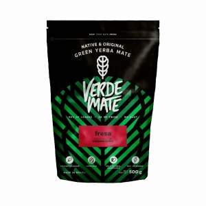 VERDE MATE Yerba Green Fresa truskawka 500g - Studio Zielarskie