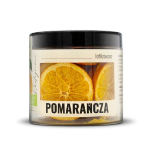 DARY NATURY Słój Pomarańcza plastry Liofilizowane EKO 50g - Studio Zielarskie