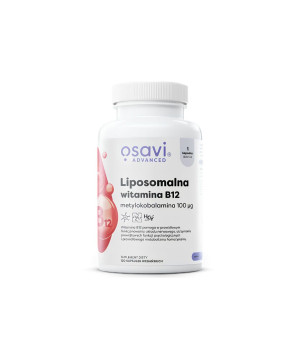 OSAVI Witamina B12 Liposomalna (metylokobalamina) 100mcg 120 kapsułek - Studio Zielarskie