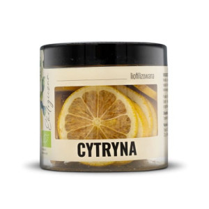 DARY NATURY Słój Cytryna plastry Liofilizowane EKO 50g - Studio Zielarskie