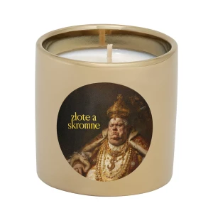 WNEK Świeca sojowa ZŁOTE A SKROMNE 150g - Studio Zielarskie