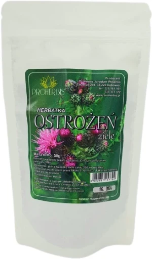 PROHERBIS Ostrożeń ziele cięte 50 g - Studio Zielarskie