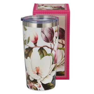 Kubek termiczny Prosty Magnolie - Studio Zielarskie