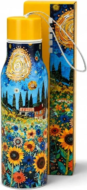 Butelka termiczna Modern Field Sunflowers - Studio Zielarskie