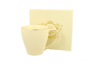 Kubek z zaparzaczem Ice Cream Porcelana DUO - Studio Zielarskie