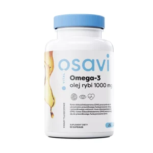 Osavi Omega-3 cytryna olej rybi 1000mg 60 kapsułek - Studio Zielarskie