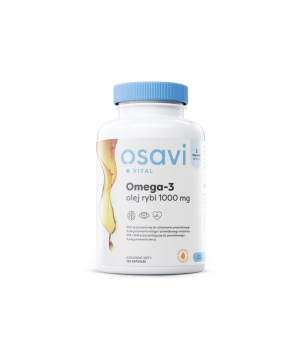 Osavi Omega-3 olej rybi 1000mg 120 kapsułek - Studio Zielarskie