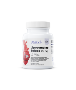 Osavi Liposomalne Żelazo 20mg 60 kapsułek - Studio Zielarskie