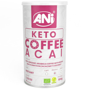 Kawa rozpuszczalna "reishi keto acai" bio 100 g - ANI - Studio Zielarskie