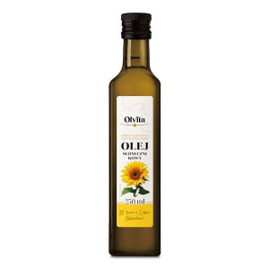 Olvita Olej słonecznikowy tłoczony na zimno 250ml - Studio Zielarskie