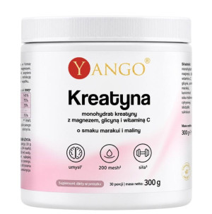 Yango Kreatyna marakuja malina 300 g - Studio Zielarskie