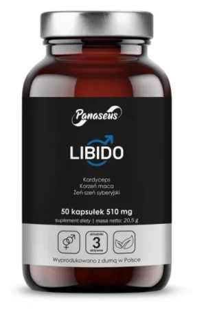 Panaseus Libido Mężczyzna 50 kapsułek - Studio Zielarskie