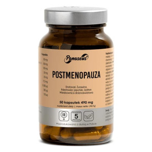Panaseus Postmenopauza 50 kaps. - Studio Zielarskie