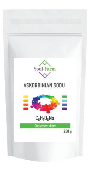 SOUL FARM Askorbinian Sodu 250g - Studio Zielarskie