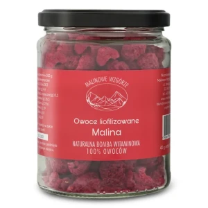 MALINOWE Liofilizowana malina 40g - Studio Zielarskie