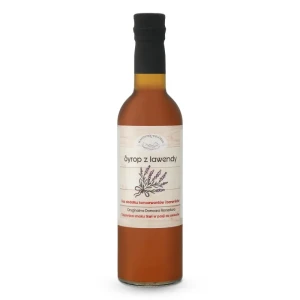 Malinowe Syrop z lawendy 375ml - Studio Zielarskie