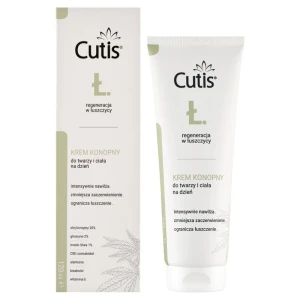 CUTIS Ł ŁUSZCZYCA Krem konopny 20% x 120ml - Studio Zielarskie