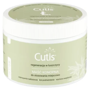 CUTIS Ł ŁUSZCZYCA Maść konopna 20% z olejem konopnym 400ml - Studio Zielarskie