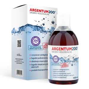 AURA Srebro Koloidalne 200 ppm 500 ml - Studio Zielarskie