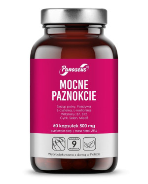 Panaseus Mocne Paznokcie kaps. 50 szt. - Studio Zielarskie