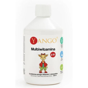 YANGO Multiwitamina Kids smak owocowy 500ml - Studio Zielarskie