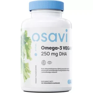 Osavi Omega-3 Vegan 250 mg DHA 120kaps - Studio Zielarskie