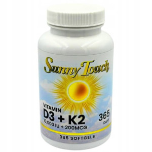 NAVI SA Sunny D3 10000iu + K2 100mcg 365s - Studio Zielarskie