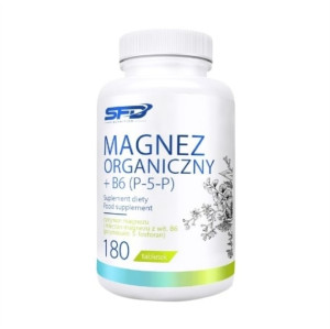 SFD Magnez Organiczny + B6 P-5-P 180tabl. - Studio Zielarskie