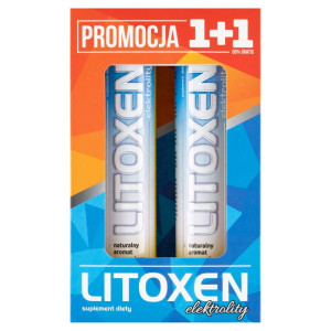 Xenico Litoxen elektrolity 1+1 (2×20 tabletek) - Studio Zielarskie