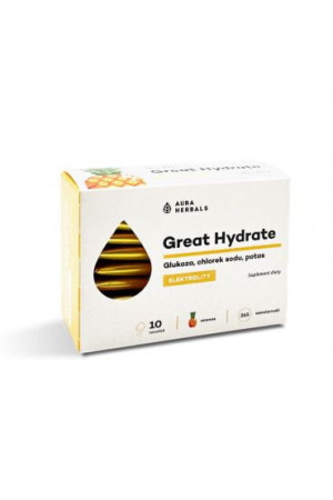 AURA HERBALS Great Hydrate ananas 10 saszetek - Studio Zielarskie