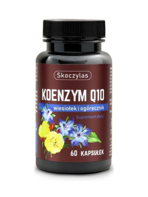 Skoczylas Koenzym Q10, wiesiołek, ogórecznik 60 kapsułek - Studio Zielarskie