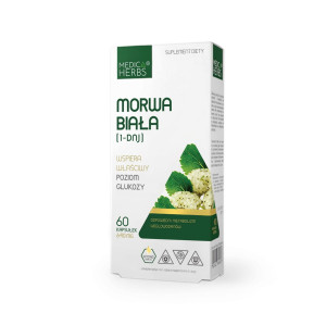 Medica Herbs Morwa biała 60 kapsułki - Studio Zielarskie