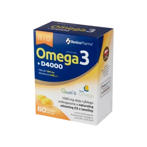 Xenico Bio Omega 3 + D3 4000 60 kapsułek - Studio Zielarskie