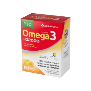 Xenico Bio Omega3 + D3 2000 60 kapsułek - Studio Zielarskie